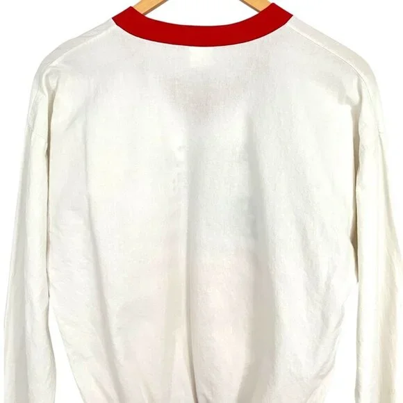 VTG NASA America's Pride The Journey Continues Top V Neck Size Small S - Picture 7 of 8